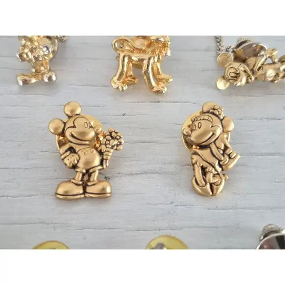 Vintage Disney Pin and Earring Lot - Picture 3 of 6